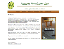Tablet Screenshot of battenproducts.com
